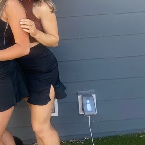 Kittenish Black Mini Skirt